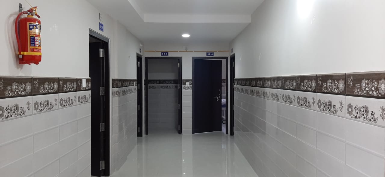 Single rooms corridor SR-1 to SR-4